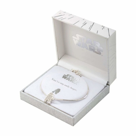 Star Wars R2D2 Adjustable Silver Plated Bracelet - Picture 1 of 8